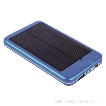 6,000mAh Solar Power Bank with 5V/1.0A Input, 130 x 70 x 15mm Size